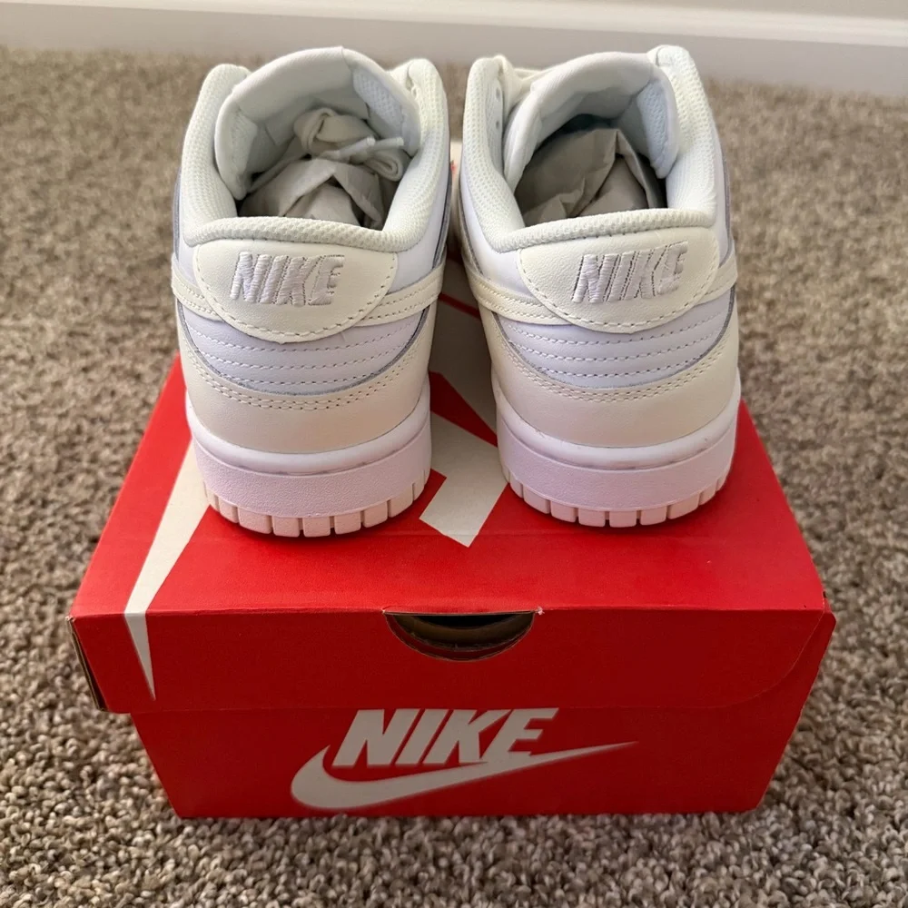NWT Nike Dunk Low ‘White Sail’ Women’s 8.5 - Picture 5 of 9